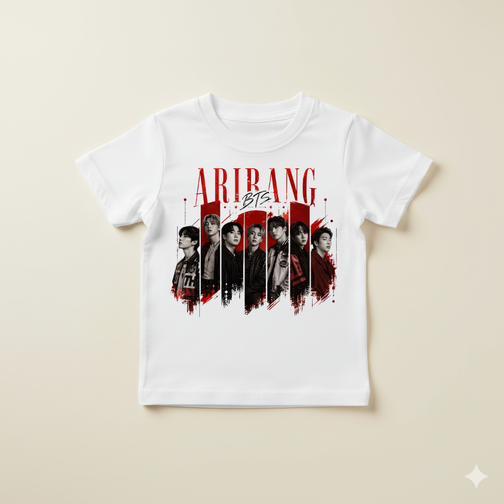 Tricou BTS K-Pop Stray Kids – 100% Bumbac, Imprimeu Premium, Tricou K-Pop pentru Copii