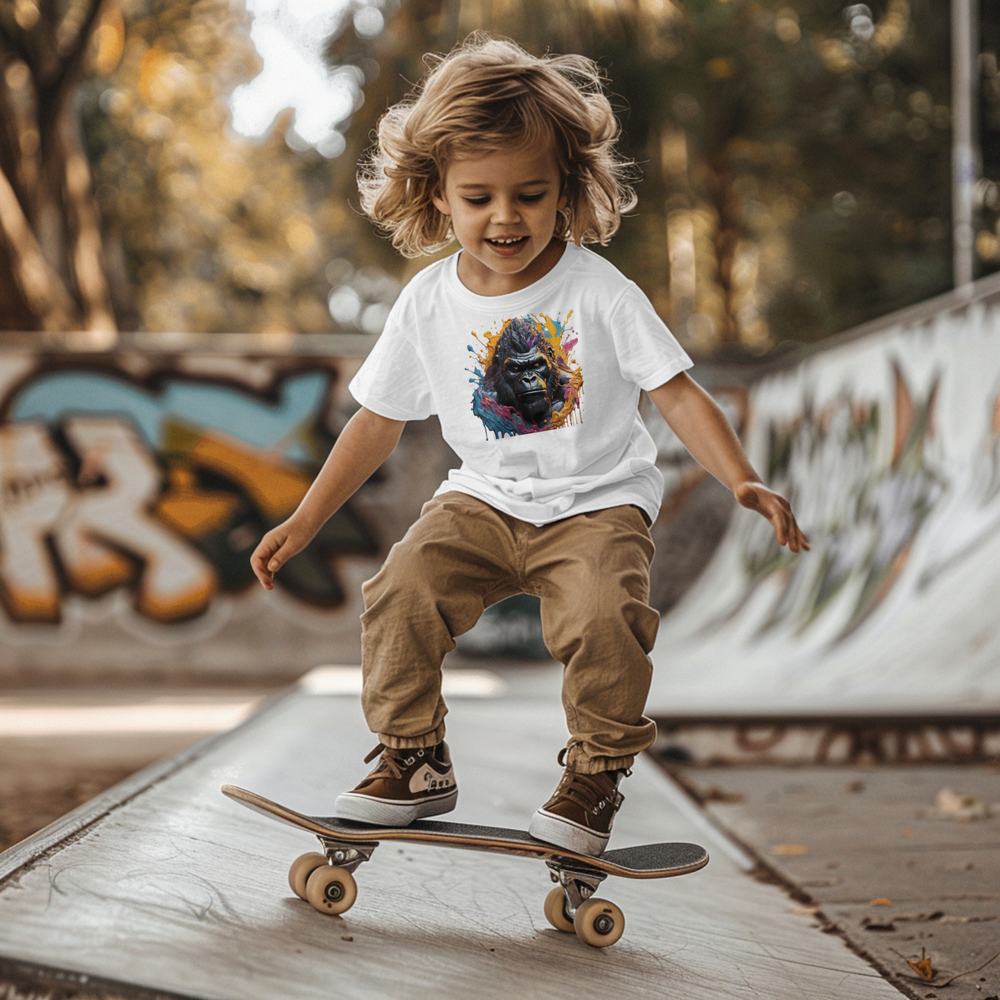 Tricou Gorilla Splash Art