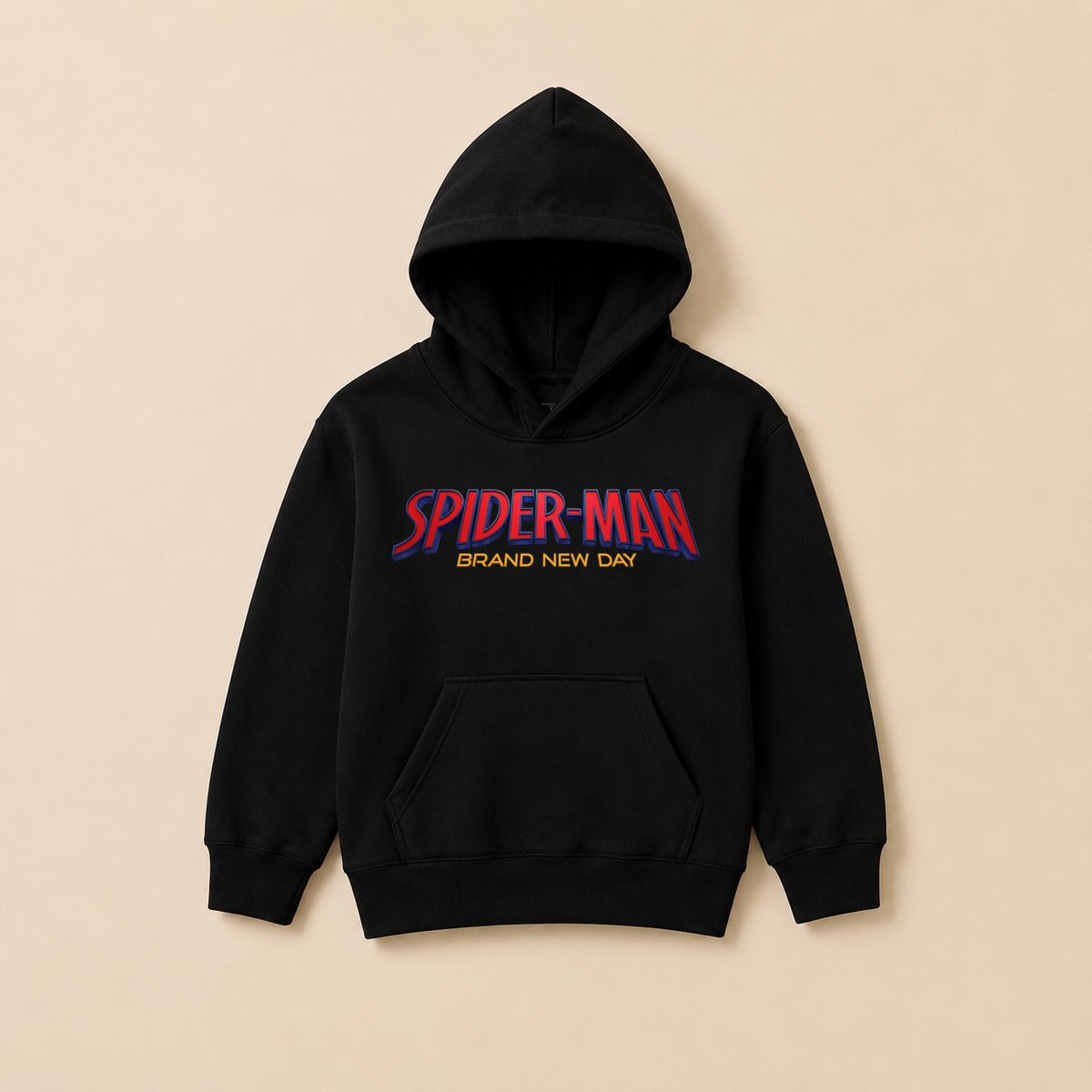 Hanorac Copii Spider-Man din Bumbac – cu Glugă și Interior Căptușit cu Polar
