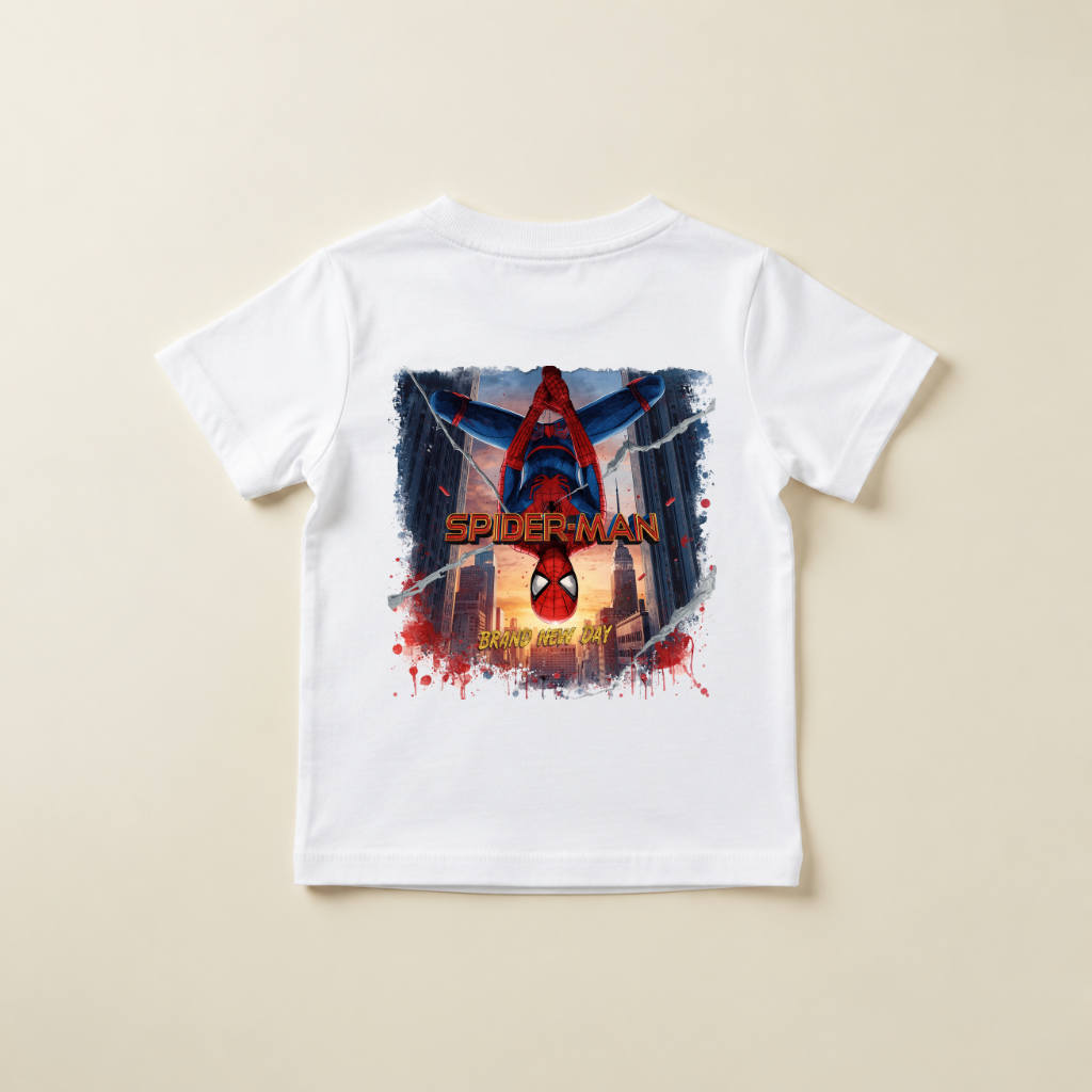 Tricou Copii Spider-Man – 100% Bumbac, Imprimeu Premium, Tricou Marvel pentru Copii