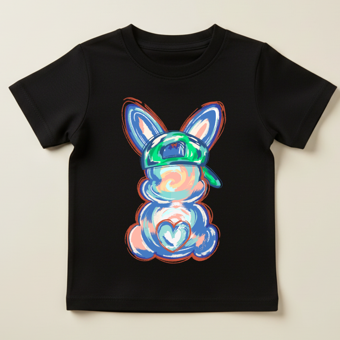 Tricou iepuraș cu șapcă