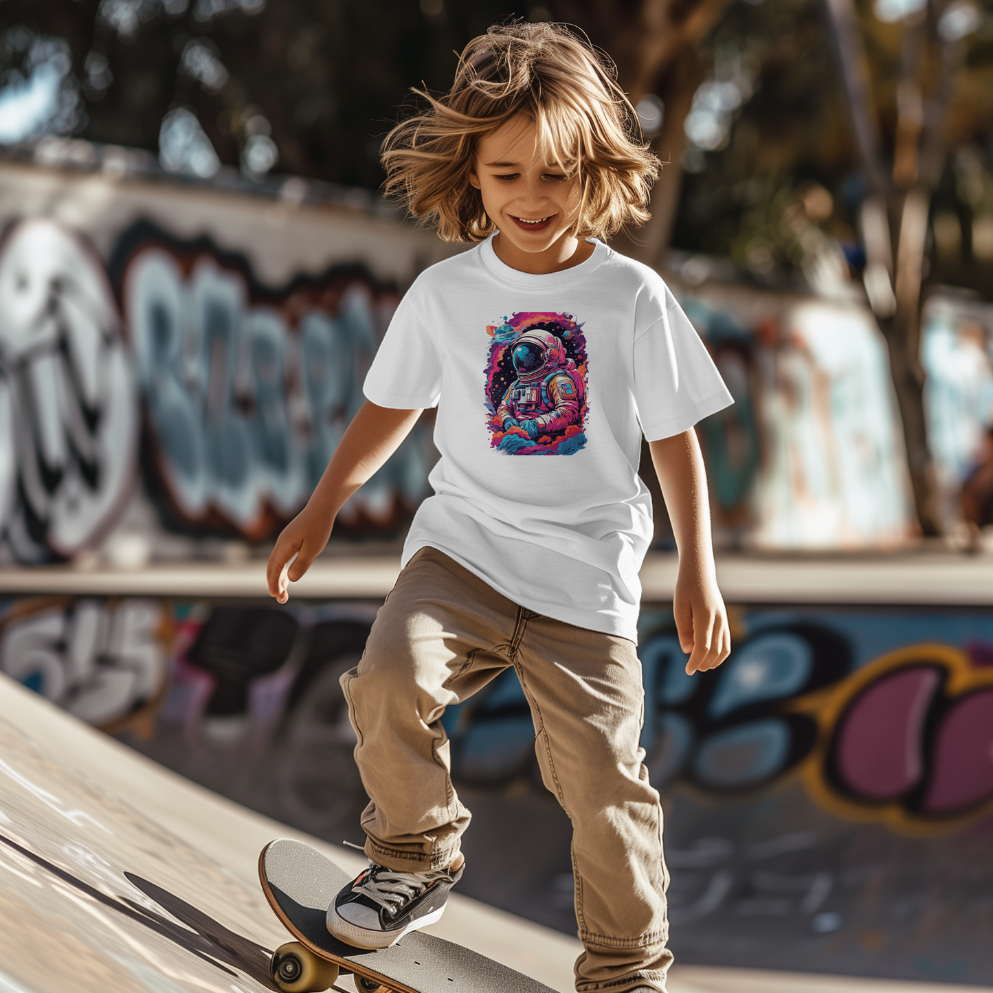 Tricou Astronaut în Cosmos