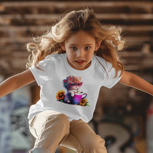 Tricou Pisicuță Floricele