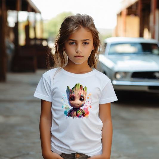 Tricou Baby Groot - Energie și Culoare Galactică