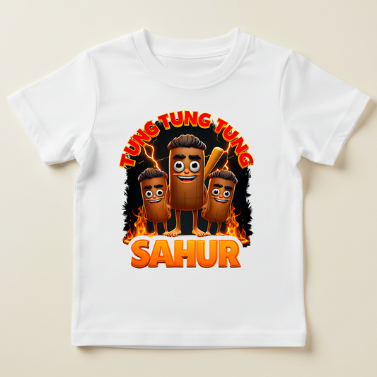 Tricou Brainrot Tung Tung Tung Sahur