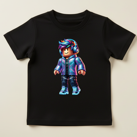 Tricou Roblox Neon Style