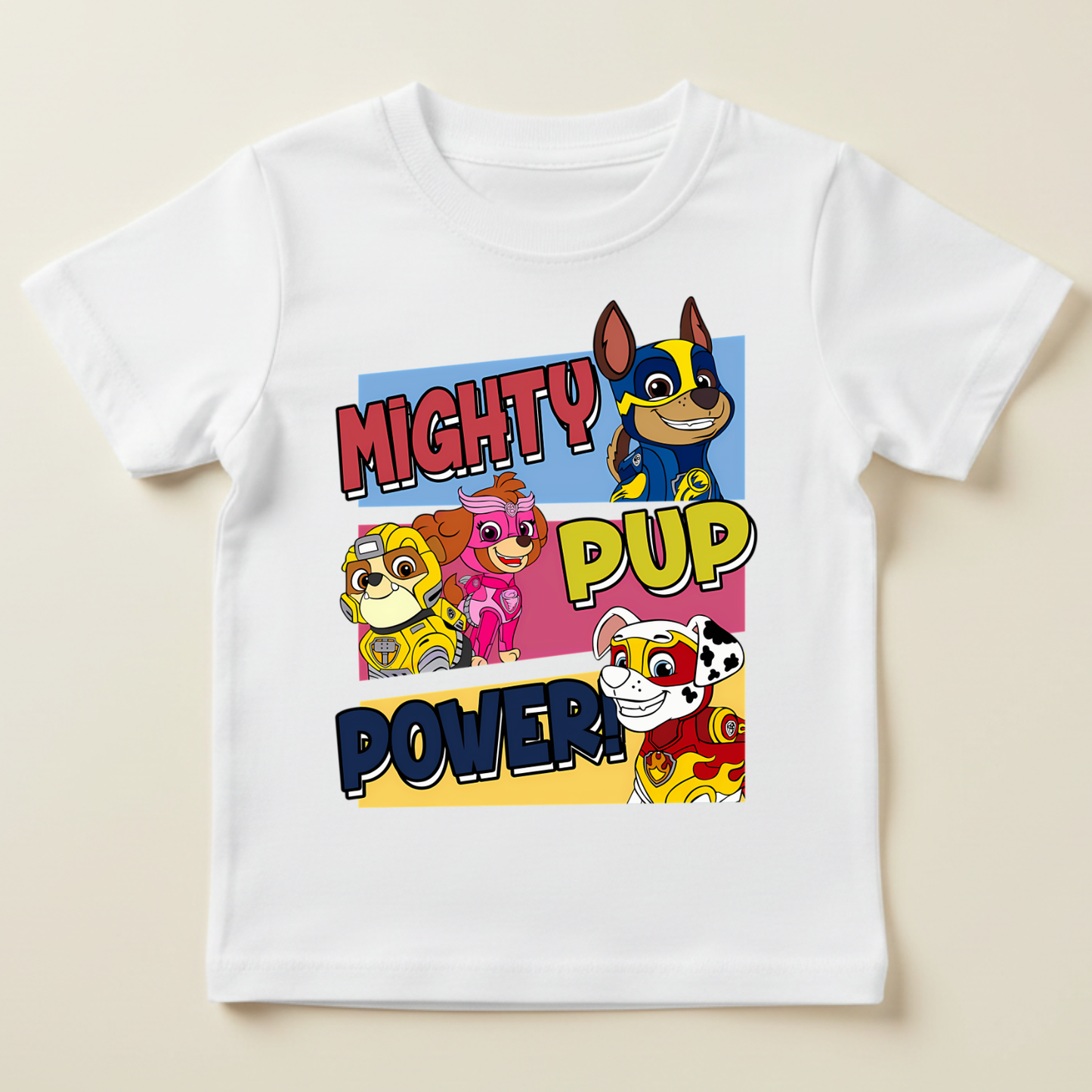 Tricou Patrula Cățelușilor Mighty Pup Power