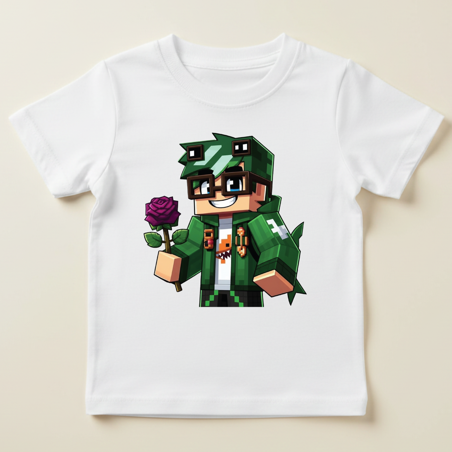 Tricou Minecraft Personaj Verde