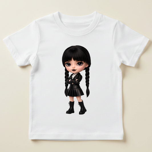 Tricou Wednesday School Gothic