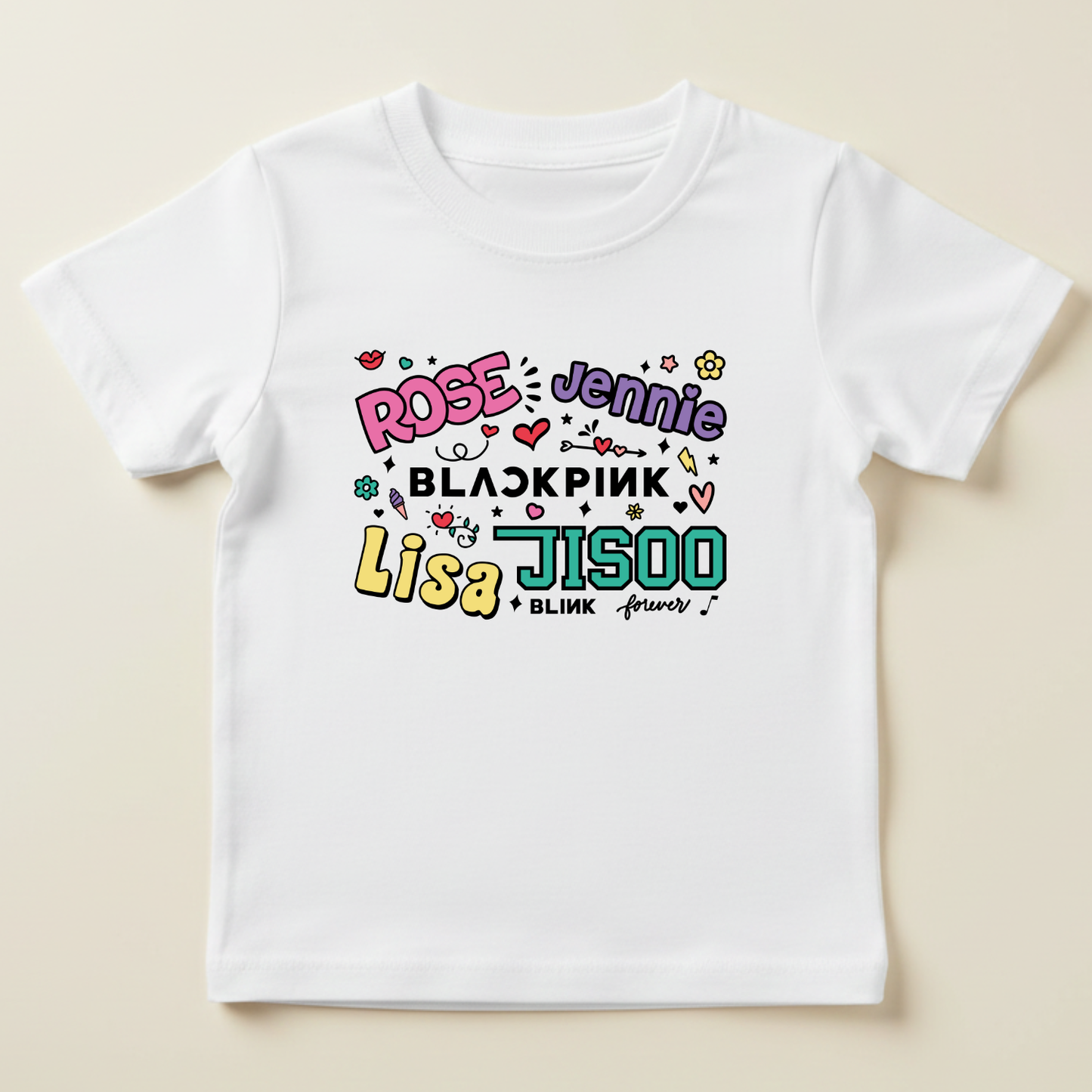 Tricou BLACKPINK – Rosé Jennie Lisa Jisoo