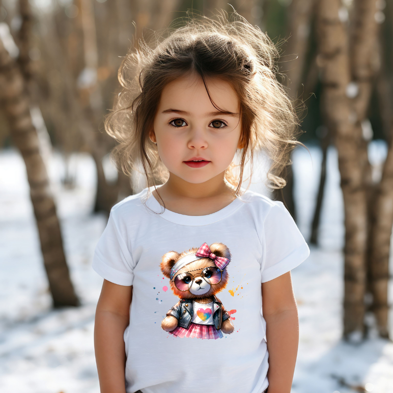 Tricou Teddy Adorabil - Spirit și Culoare
