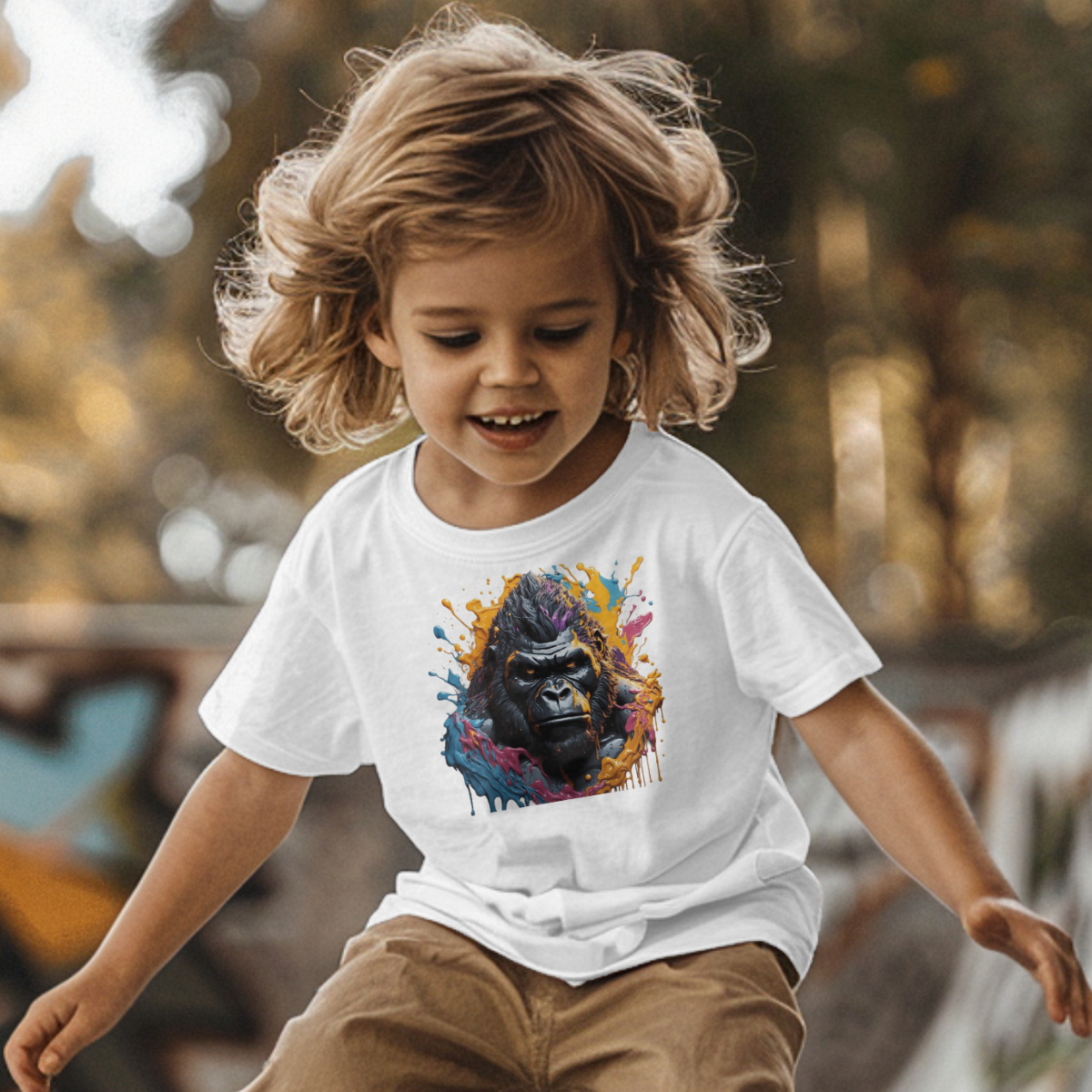 Tricou Gorilla Splash Art