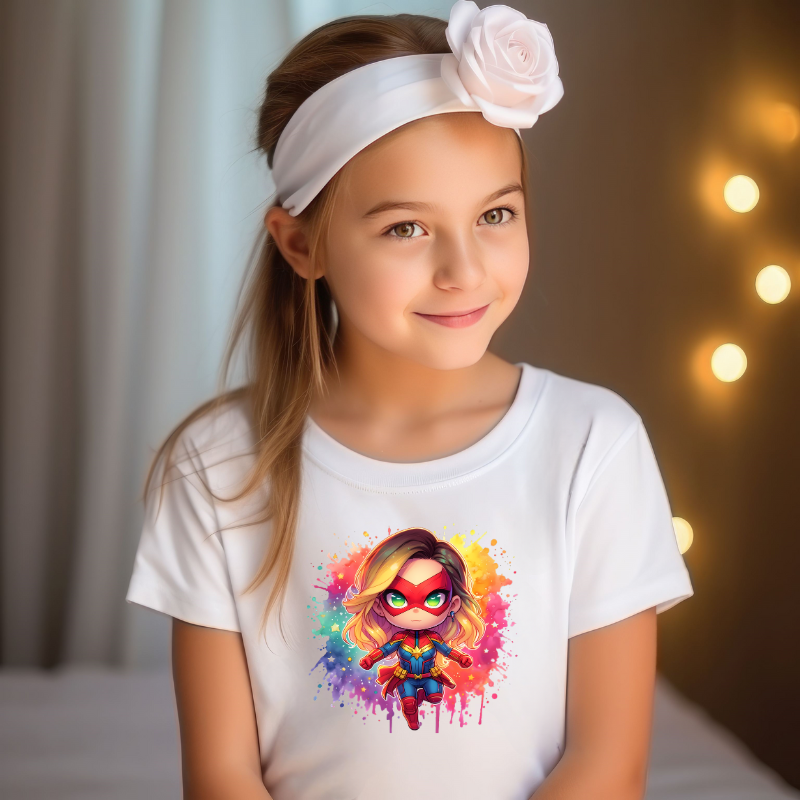 Tricou Captain Marvel - Energie și Curaj