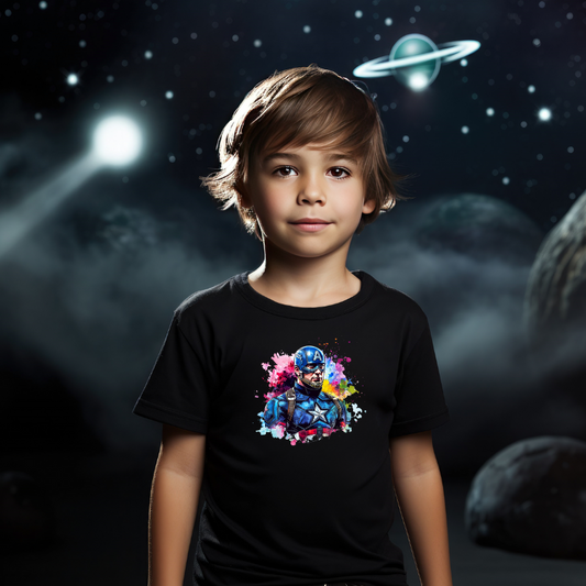 Tricou Captain America - Eroism și Culori Dinamice