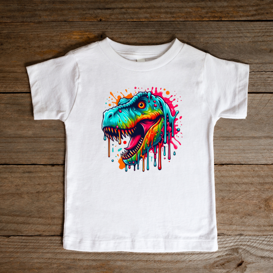 Tricou Dinozaur Neon