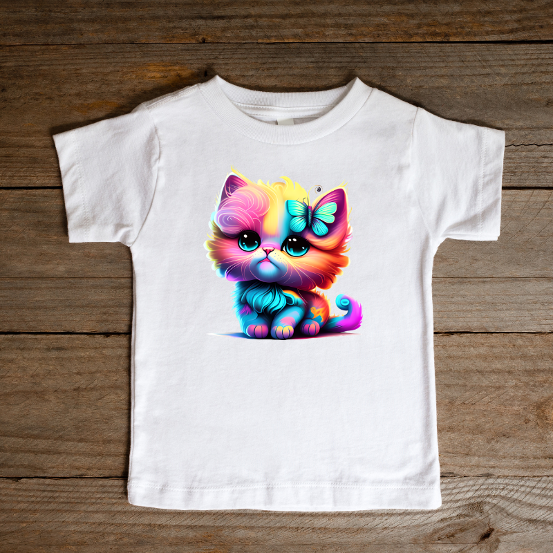 Tricou Pisicuță Curcubeu