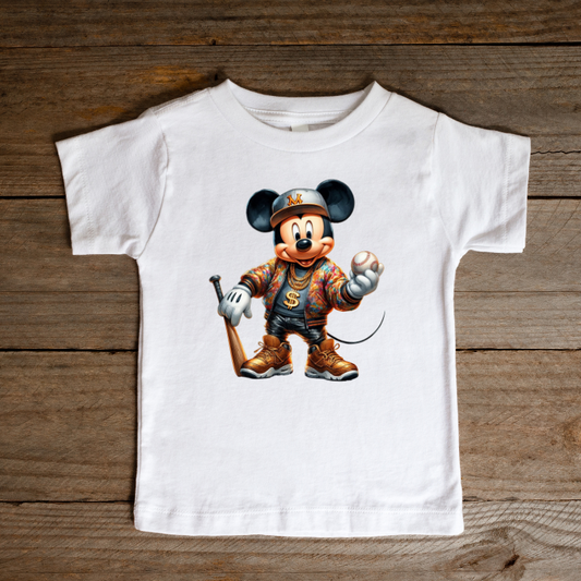 Tricou Mickey Baseball Champ