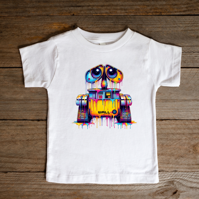 Tricou Robot Neon Art