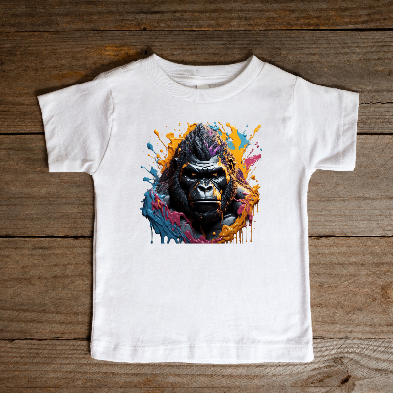 Tricou Gorilla Splash Art