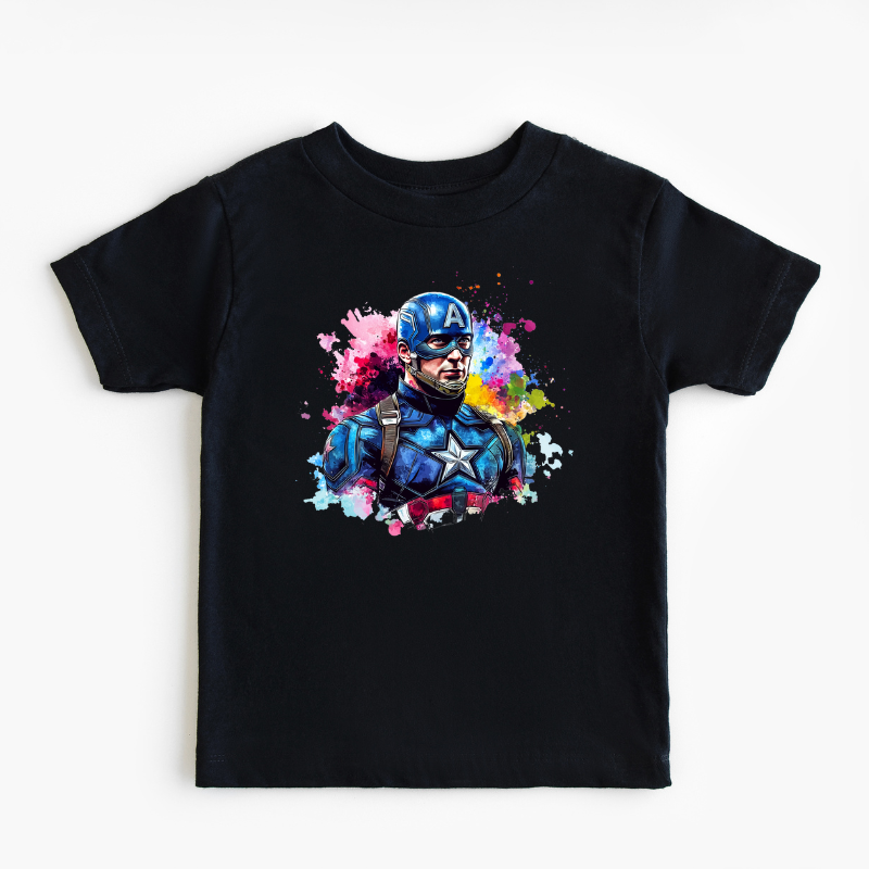 Tricou Captain America - Eroism și Culori Dinamice