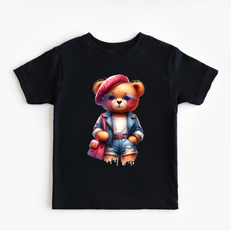 Tricou Teddy Fashion Icon - Stil și Eleganță